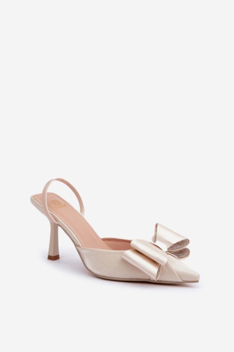 Szpilki Model Selatea SQC-118 Gold - Step in style Szpilki Model Selatea SQC-118 Gold - Step in style