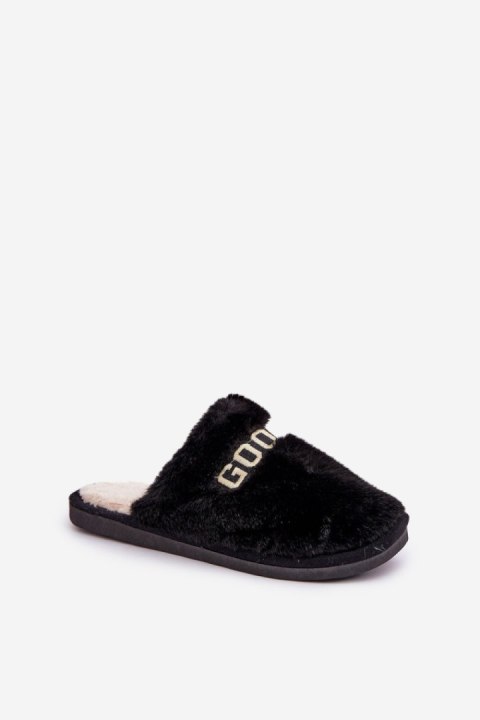 Kapcie Model Kalelia YL-307 Black - Step in style Kapcie Model Kalelia YL-307 Black - Step in style