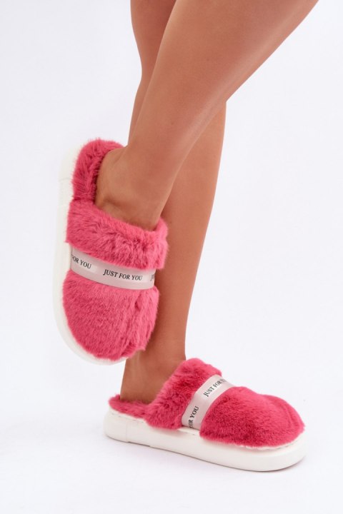 Kapcie Model Savalithea FA-198 Pink - Step in style Kapcie Model Savalithea FA-198 Pink - Step in style