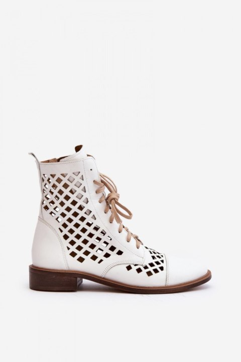 Botki Model Zazoo 2695/003 White - Step in style Botki Model Zazoo 2695/003 White - Step in style