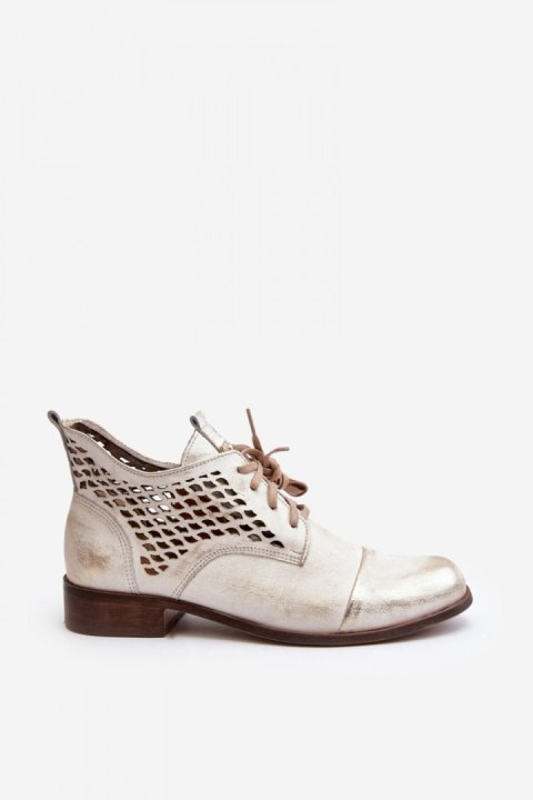Botki Model Zazoo 2878/004 Silver - Step in style Botki Model Zazoo 2878/004 Silver - Step in style