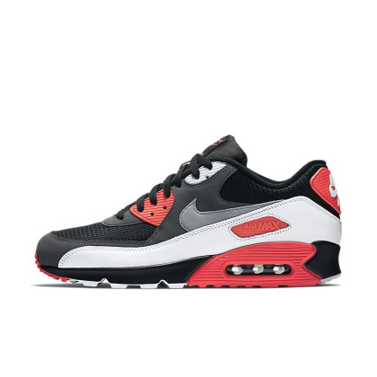 Nike Air Max 90 AJ1285-012, Czarne z Czerwono-Białym Akcentem