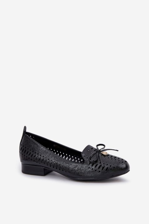 Baleriny Model Amepitrea ASA222-11 Black - Step in style Baleriny Model Amepitrea ASA222-11 Black - Step in style