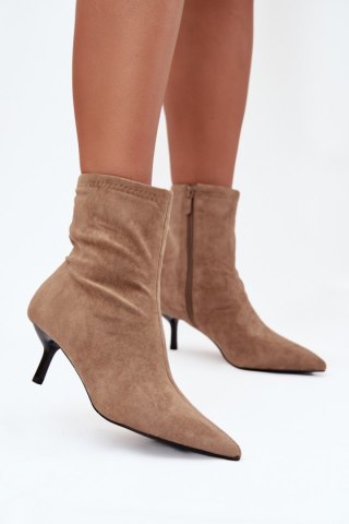 Botki Model Belisse H8-985H Beige - Step in style