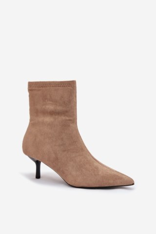 Botki Model Belisse H8-985H Beige - Step in style