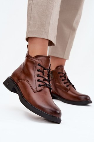 Botki Model Vinceza 39953 Brown Skóra - Step in style
