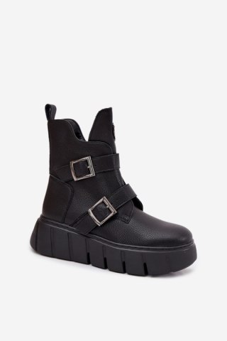 Botki Model Vinceza 66842 Black - Step in style