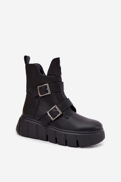 Botki Model Vinceza 66842 Black - Step in style