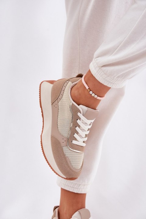 Buty Sportowe Model Poova 8960 Khaki - Step in style Buty Sportowe Model Poova 8960 Khaki - Step in style