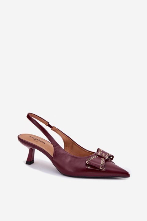 Czółenka Model Folesca QQ-255 Bordo - Step in style Czółenka Model Folesca QQ-255 Bordo - Step in style