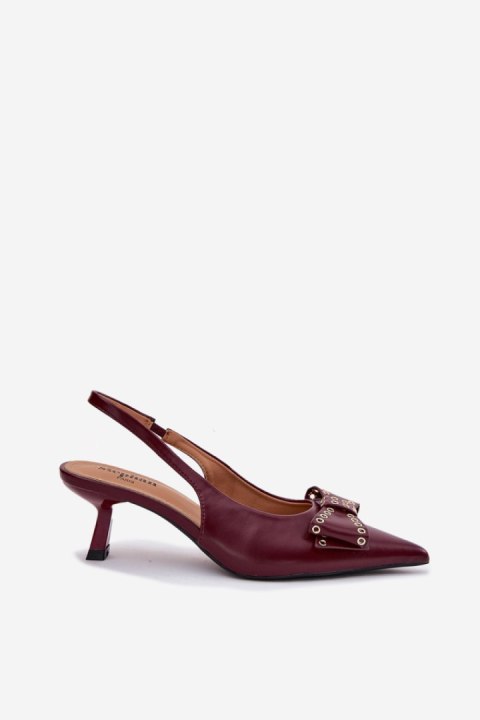 Czółenka Model Folesca QQ-255 Bordo - Step in style Czółenka Model Folesca QQ-255 Bordo - Step in style