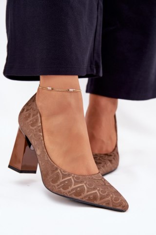 Czółenka Model Vinceza 62254 Brown - Step in style