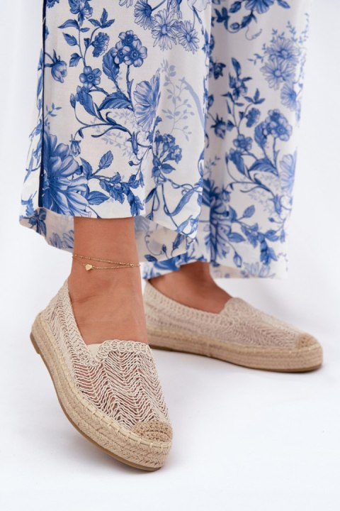 Espadryle Model Vinceza 17392 Beige - Step in style Espadryle Model Vinceza 17392 Beige - Step in style
