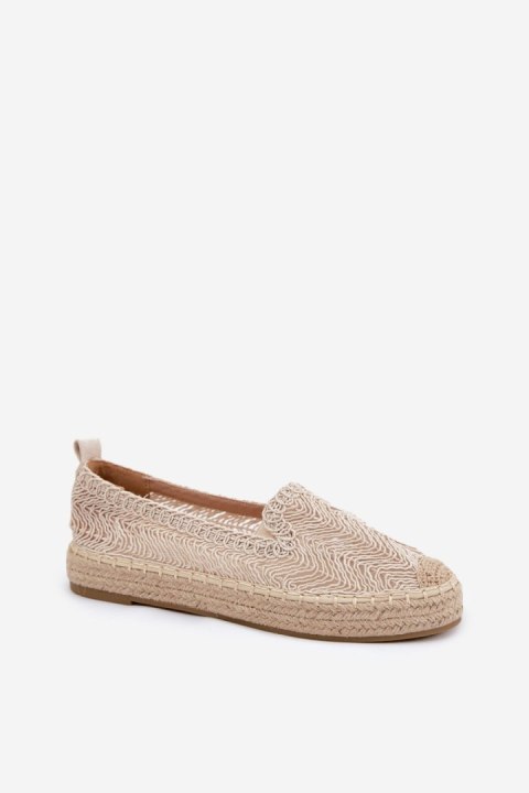 Espadryle Model Vinceza 17392 Beige - Step in style Espadryle Model Vinceza 17392 Beige - Step in style