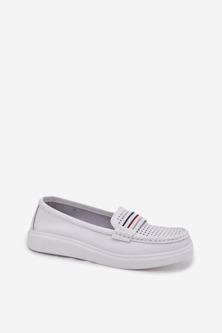 Mokasyny Model Dovema 25PB18-8447 White - Step in style
