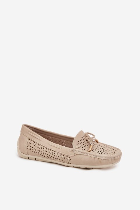 Mokasyny Model Mirisa VG250 Beige - Step in style Mokasyny Model Mirisa VG250 Beige - Step in style