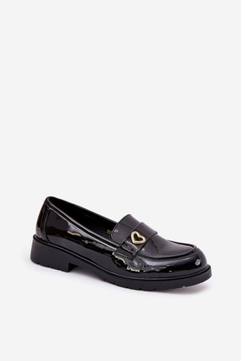 Mokasyny Model S.Barski HY51-379 Black - Step in style Mokasyny Model S.Barski HY51-379 Black - Step in style