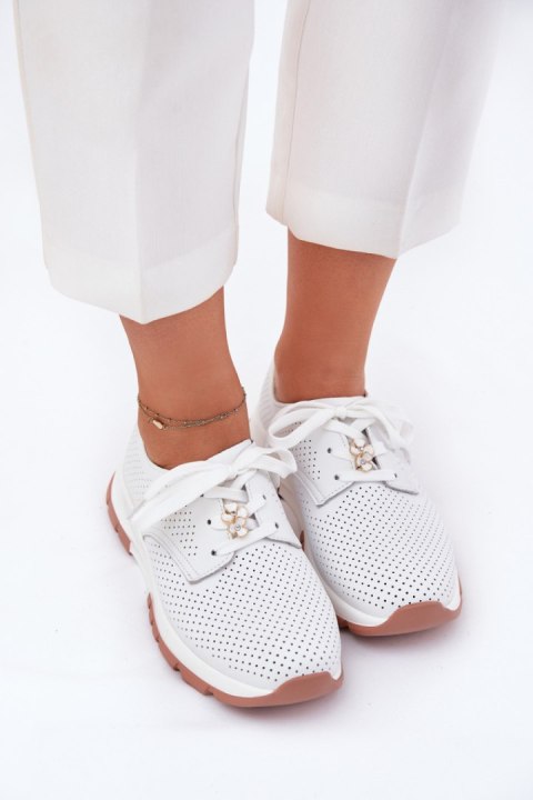 Półbuty Model Artiker 54C1810 White - Step in style Półbuty Model Artiker 54C1810 White - Step in style