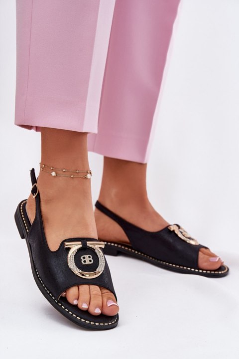 Sandały Model S.Barski KV51-003 Black - Step in style Sandały Model S.Barski KV51-003 Black - Step in style