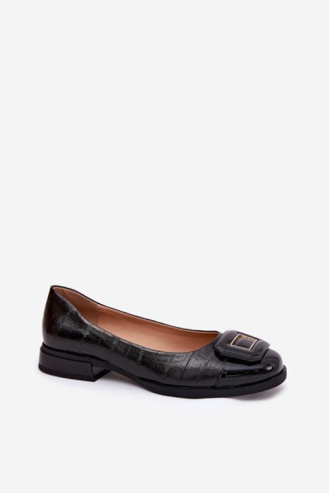Baleriny Model DA MK51-059 Black - Step in style Baleriny Model DA MK51-059 Black - Step in style