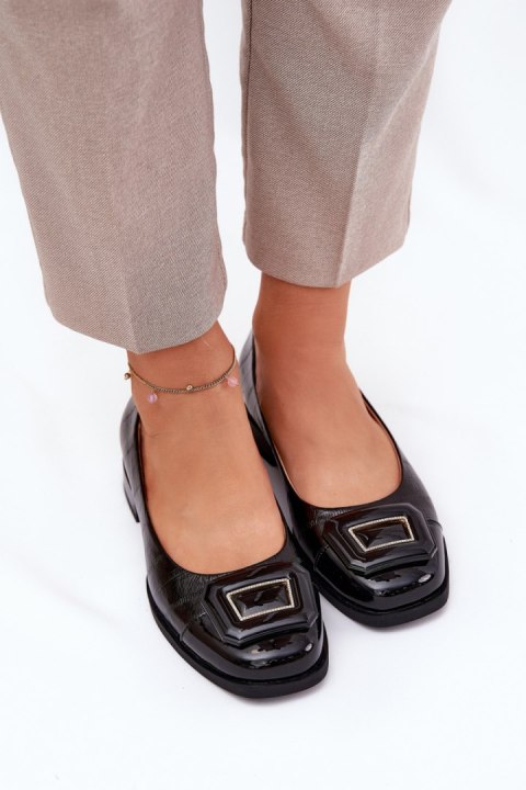 Baleriny Model DA MK51-059 Black - Step in style Baleriny Model DA MK51-059 Black - Step in style