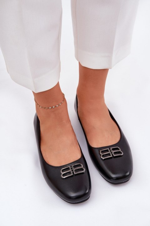 Baleriny Model Vinceza 62206 Black - Step in style Baleriny Model Vinceza 62206 Black - Step in style