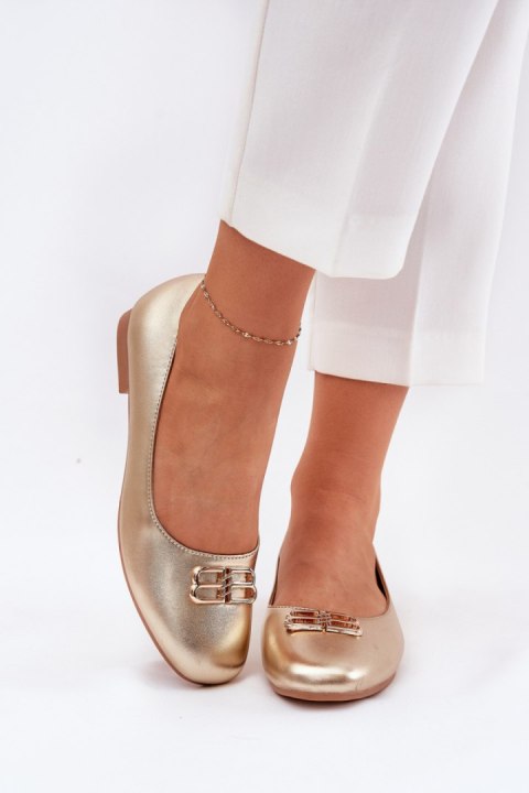 Baleriny Model Vinceza 62206 Gold - Step in style Baleriny Model Vinceza 62206 Gold - Step in style