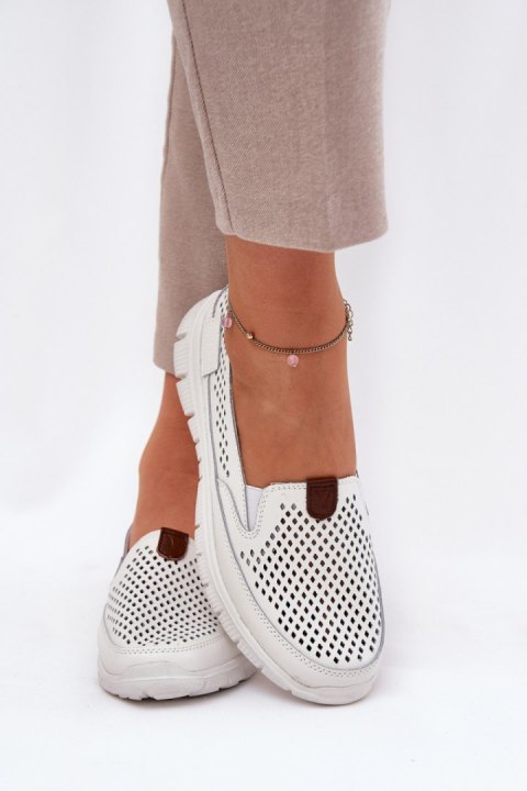 Baleriny Model Vinceza 95336 White - Step in style Baleriny Model Vinceza 95336 White - Step in style