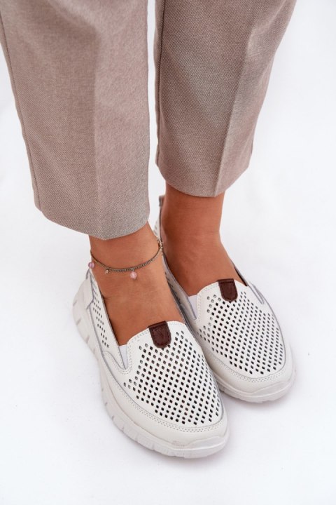 Baleriny Model Vinceza 95336 White - Step in style Baleriny Model Vinceza 95336 White - Step in style