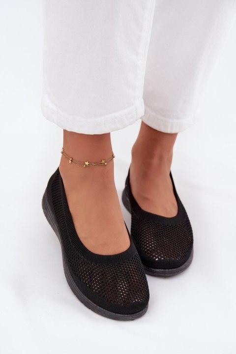 Baleriny Model Virella NB738 Black - Step in style Baleriny Model Virella NB738 Black - Step in style