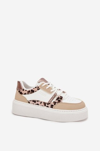 Buty Sportowe Model Big Star SS274357 Panterka White/Beige - Step in style