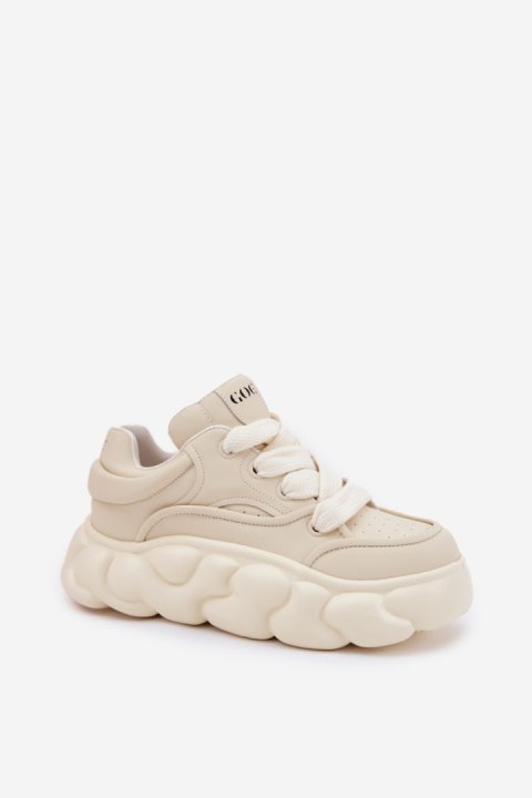 Buty Sportowe Model Goe RR2N4043 Beige - Step in style Buty Sportowe Model Goe RR2N4043 Beige - Step in style