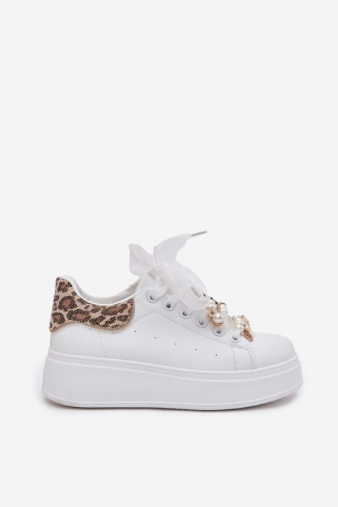 Buty Sportowe Model Ocerdia YY-156 White/Panterka - Step in style Buty Sportowe Model Ocerdia YY-156 White/Panterka - Step in style