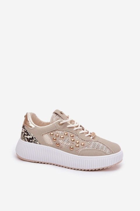 Buty Sportowe Model Ogalda YY-157 Beige - Step in style Buty Sportowe Model Ogalda YY-157 Beige - Step in style