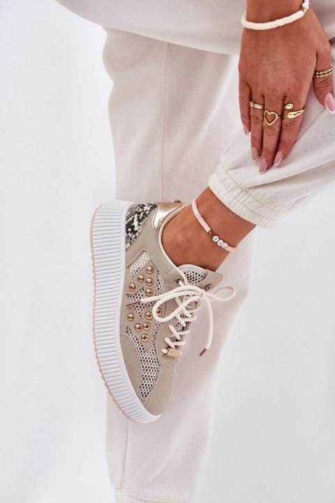 Buty Sportowe Model Ogalda YY-157 Beige - Step in style Buty Sportowe Model Ogalda YY-157 Beige - Step in style