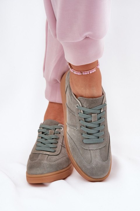 Buty Sportowe Model Paliana 25SP18-8430 Green - Step in style Buty Sportowe Model Paliana 25SP18-8430 Green - Step in style