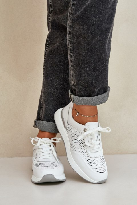 Buty Sportowe Model S.Barski LR51-551 White - Step in style Buty Sportowe Model S.Barski LR51-551 White - Step in style