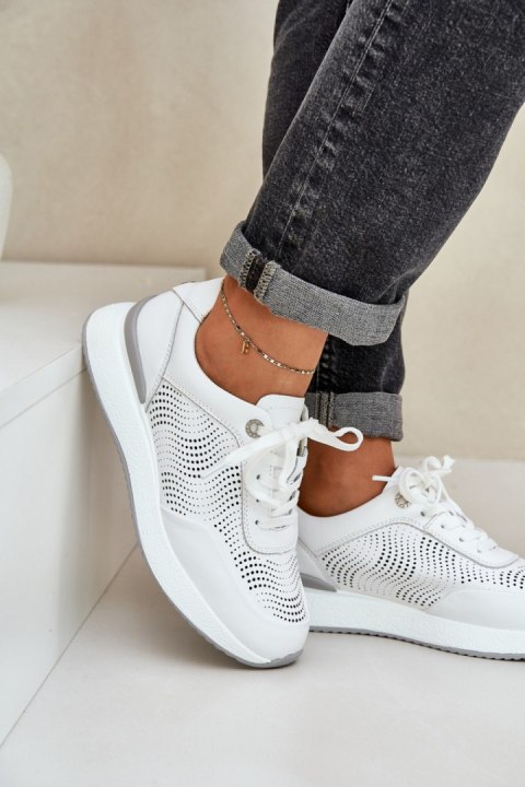 Buty Sportowe Model S.Barski LR51-551 White - Step in style Buty Sportowe Model S.Barski LR51-551 White - Step in style