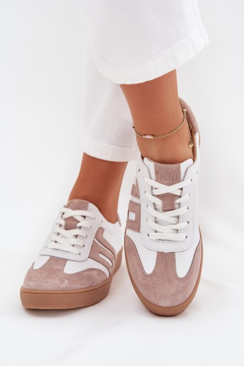 Buty Sportowe Model Vinceza 79557 White/Beige - Step in style Buty Sportowe Model Vinceza 79557 White/Beige - Step in style
