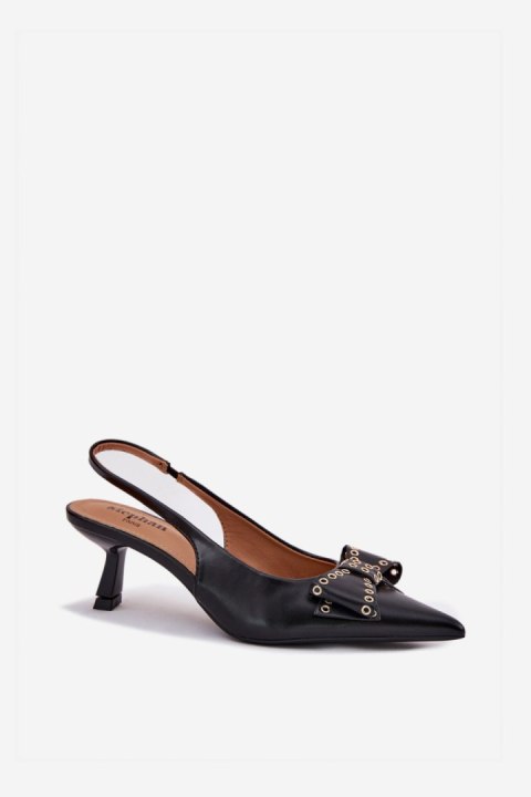 Czółenka Model Folesca QQ-255 Black - Step in style Czółenka Model Folesca QQ-255 Black - Step in style