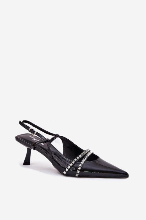 Czółenka Model Jelmia P-1399 Black - Step in style Czółenka Model Jelmia P-1399 Black - Step in style
