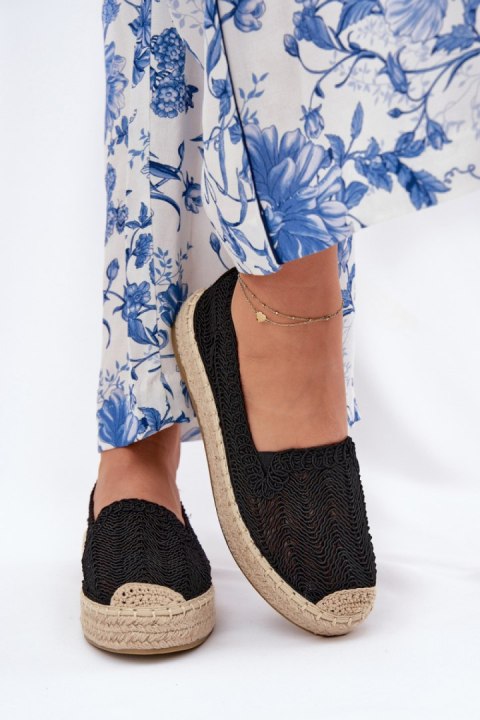 Espadryle Model Vinceza 17392 Black - Step in style Espadryle Model Vinceza 17392 Black - Step in style