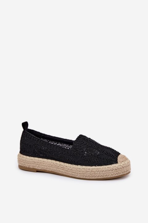 Espadryle Model Vinceza 17392 Black - Step in style Espadryle Model Vinceza 17392 Black - Step in style