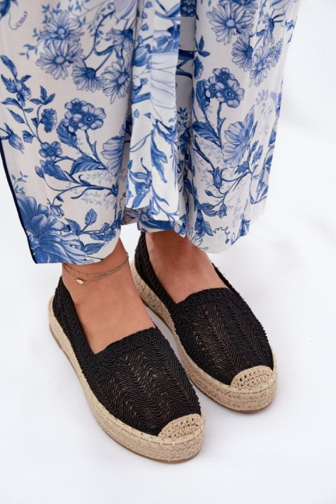 Espadryle Model Vinceza 17392 Black - Step in style Espadryle Model Vinceza 17392 Black - Step in style