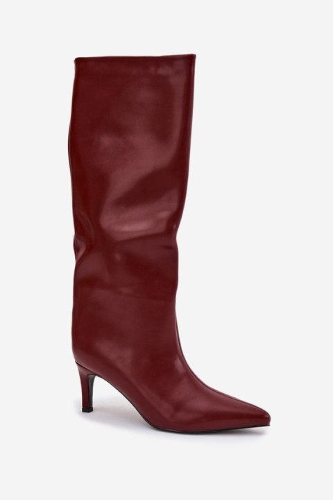 Kozaki Model Olivienne CLS-573 Bordo - Step in style Kozaki Model Olivienne CLS-573 Bordo - Step in style