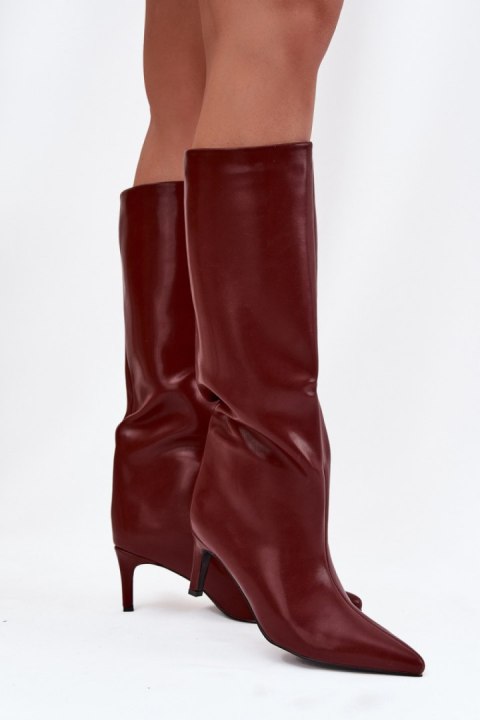 Kozaki Model Olivienne CLS-573 Bordo - Step in style Kozaki Model Olivienne CLS-573 Bordo - Step in style