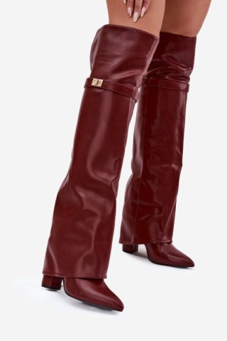 Kozaki Model Serelle CLS-593 Bordo - Step in style