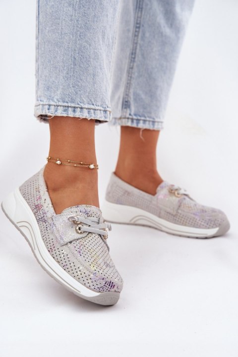 Półbuty Model Artiker 56C2104 Grey - Step in style Półbuty Model Artiker 56C2104 Grey - Step in style