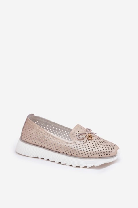 Półbuty Model DA LR51-631 Gold - Step in style