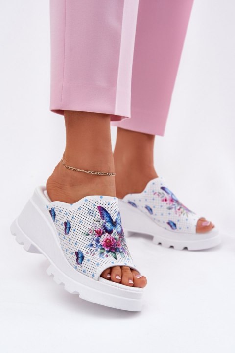 Sandał Klapki Model Artiker 56C0428 White - Step in style Sandał Klapki Model Artiker 56C0428 White - Step in style